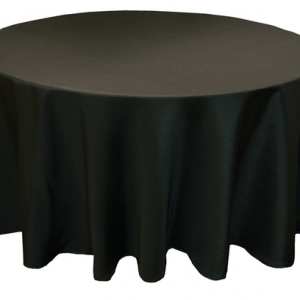 Round Tablecloth - Black