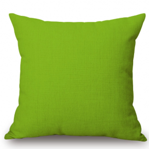 Faux Silk Cushion - Green 40cm x 40cm