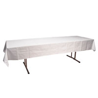 Rectangle Catering Tablecloth - White