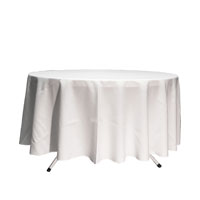 Round Tablecloth - White 3m