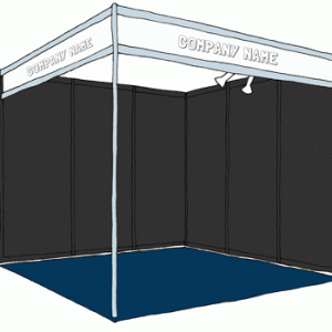 Standard Corinthian Exhibition Stand With Octanorm Facia