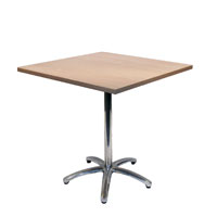 Square Cafe Table - Beech