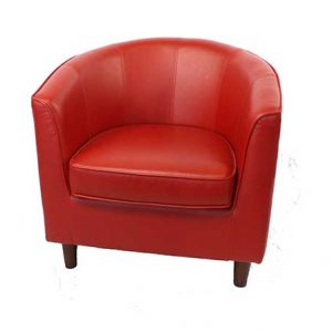 Tub Chair - red