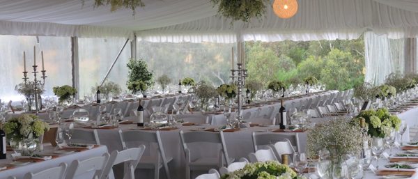 A marquee for weddings