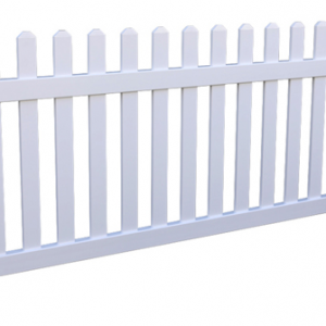 Premium Indoor White Picket Fence